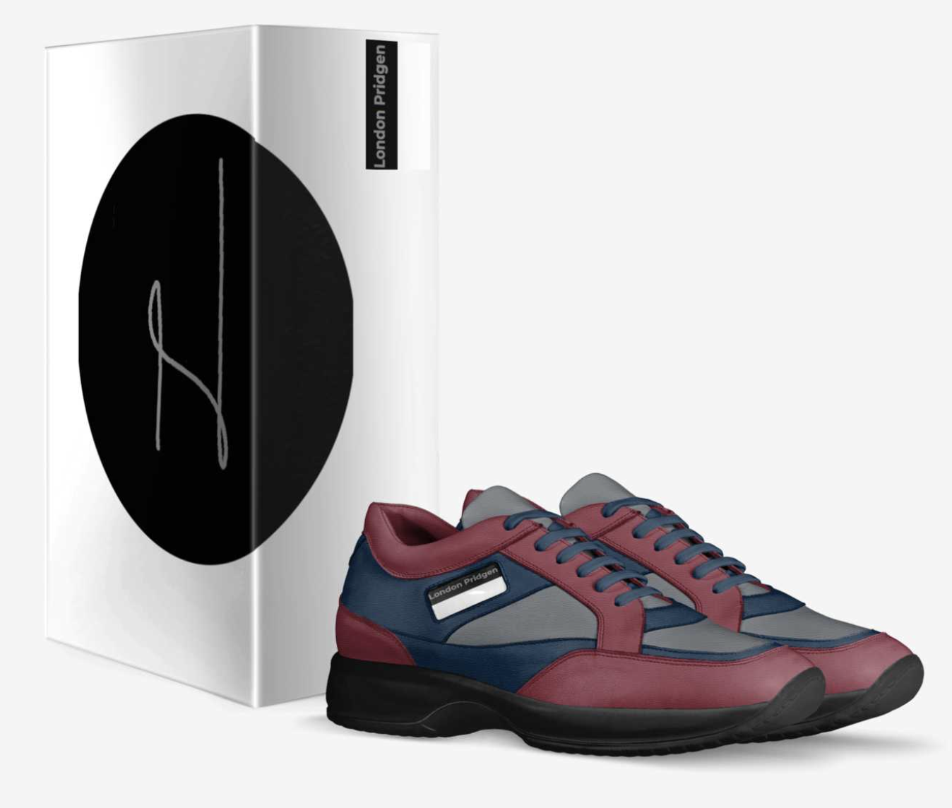London Pridgen sneaker and box